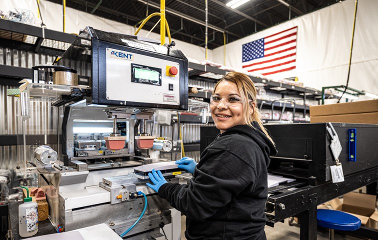 Pad Printing at PTA Plastics